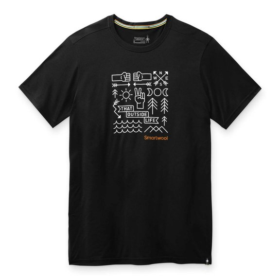 Pánské triko SMARTWOOL - Men´s Merino Sport 150 Park Vibes Graphic Tee - SW000797001