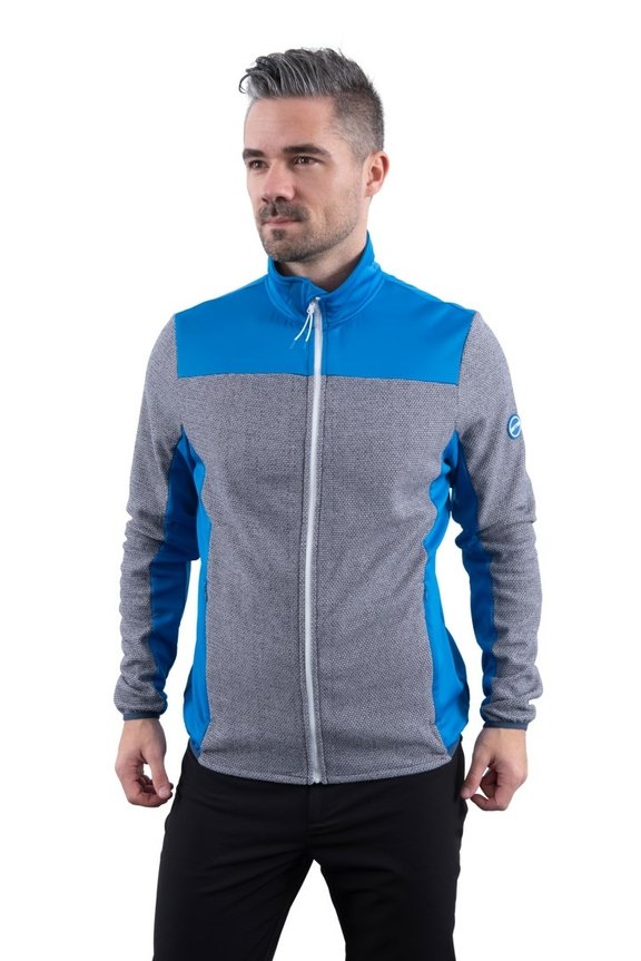 Pánská mikina GTS - 301922M - Man Jacket Comb Mix 