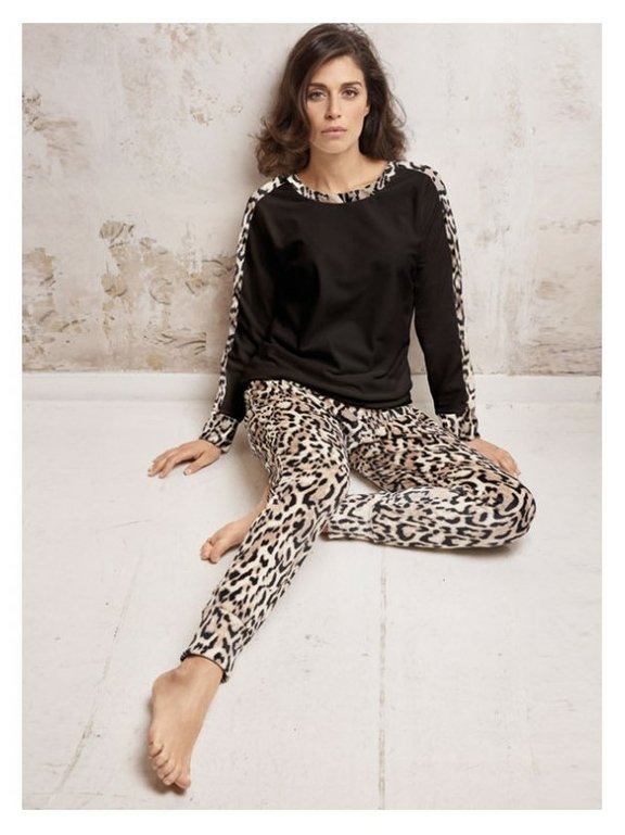 Dámské pyžamo LORMAR - Leopardo - 601557