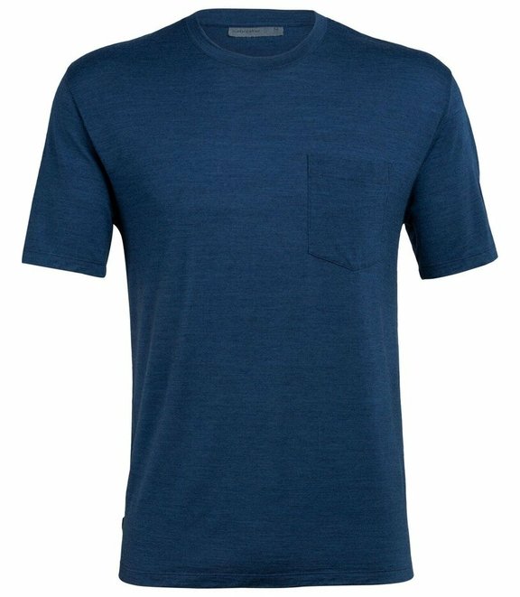 Pánské triko ICEBREAKER - Men´s Nature Drayden SS Pocket Crewe - 104963430