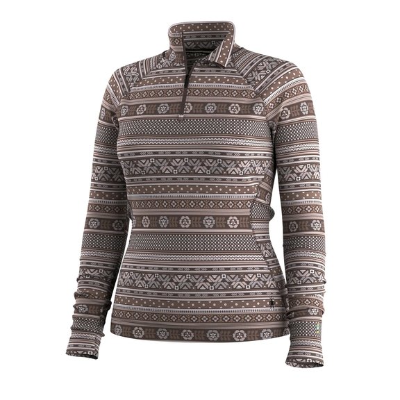 Dámské triko SMARTWOOL - Classic Thermal Base Layer 1/4 Zip - SW002829R35