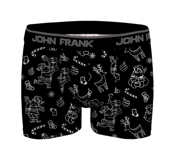 Pánské boxerky JOHN FRANK - Shinning Xmas