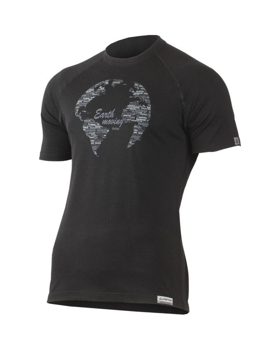 Pánské merino triko LASTING - Earth