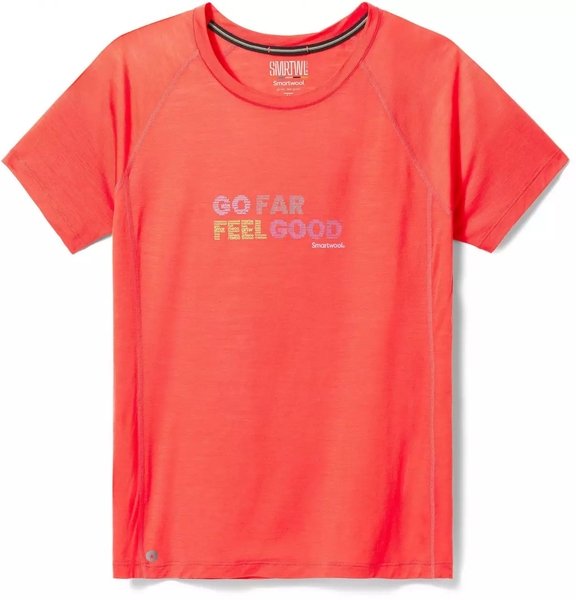 Dámské triko SMARTWOOL - W Active Ultralite Go Far Feel Good GR SS Tee - SW017028L35