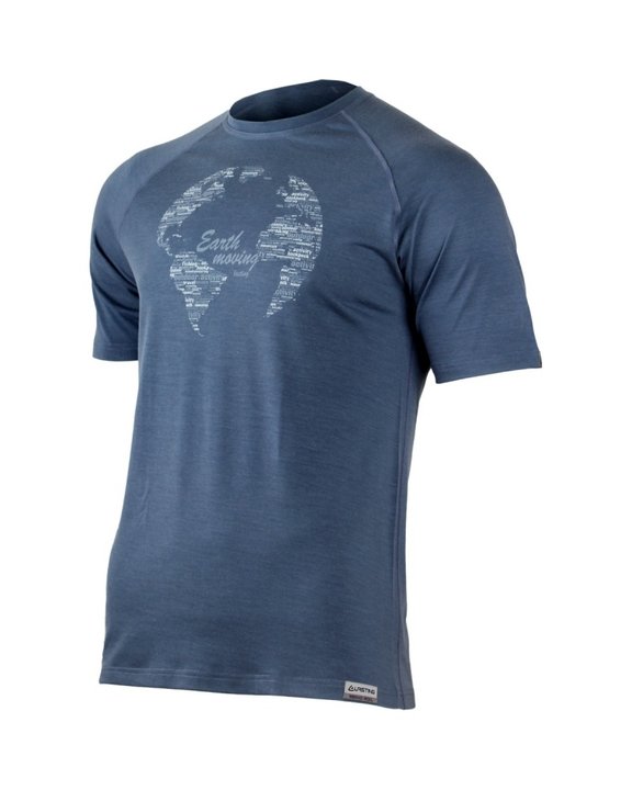Pánské merino triko LASTING - Earth
