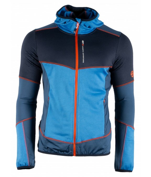 Pánská mikina GTS - 3015M - Men Jacket Waffle Bicolour