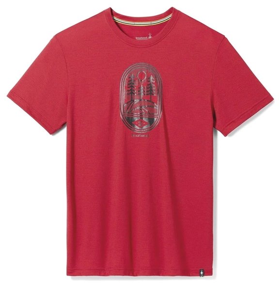 Pánské triko SMARTWOOL - Mountain Trail Graphic - SW017075LJ34