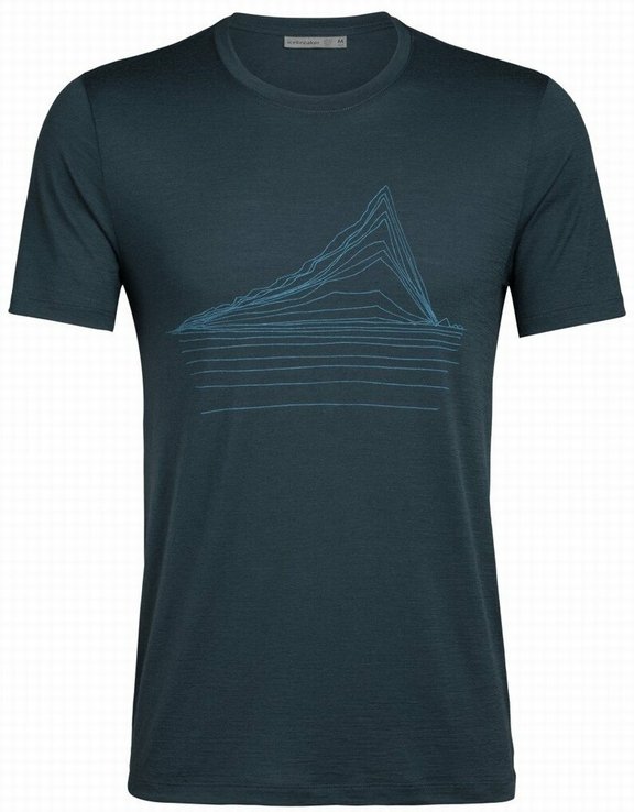 Pánské triko ICEBREAKER - Men´s Tech Lite Short Sleeve Crewe Heating Up - 105158 / 426