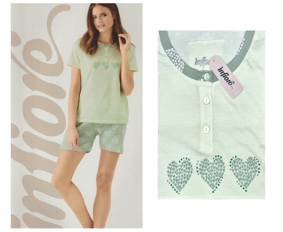 Dámské pyžamo INFIORE - Cuoricini - 654009