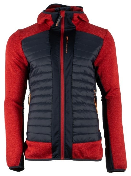 Pánská hybridní bunda GTS - 4044 M - Men Jacket Padded Knit Mix